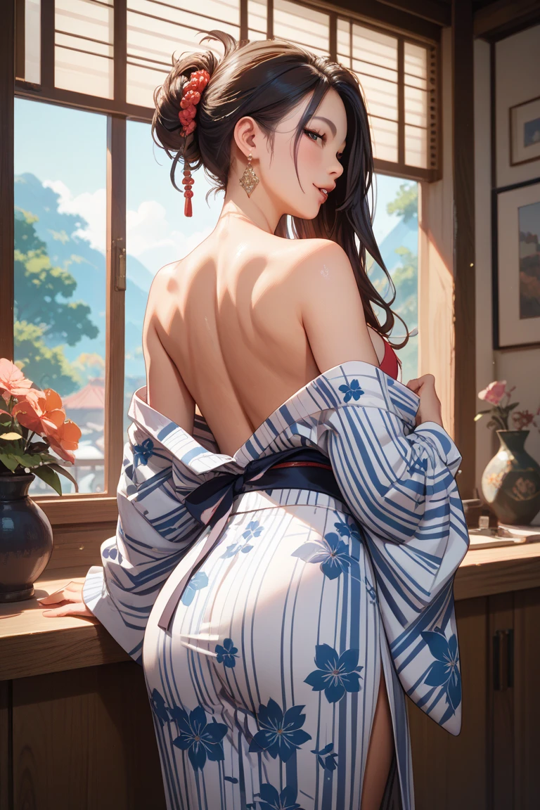 1female,45 yers old,Married Woman,MILF,plumw,extremely large bosom, solo,(Background with:ponds,Cherry blossom forest,lotus flower)standing underwater, She has short black hair,seen from the front,, mostly cloudy sky,(((tmasterpiece),(Very detailed CG unity 8K wallpaper),best qualtiy,cinmatic lighting,detailed back ground,beatiful detailed eyes,Bright pupils,Black eyes,Snow-whiteskin,Redlip(Very fine and beautiful),(Beautiful and detailed eye description),ultra - detailed,tmasterpiece,))facing at camera,A high resolution,ultra - detailed),revealing breasts,Bare genitalia, Bulge,legs are open,Raised sexy,Camel toes,Desire for dissatisfaction,frontage,warrior,(Wearing:Transparent red Hanfu,Bare ,)