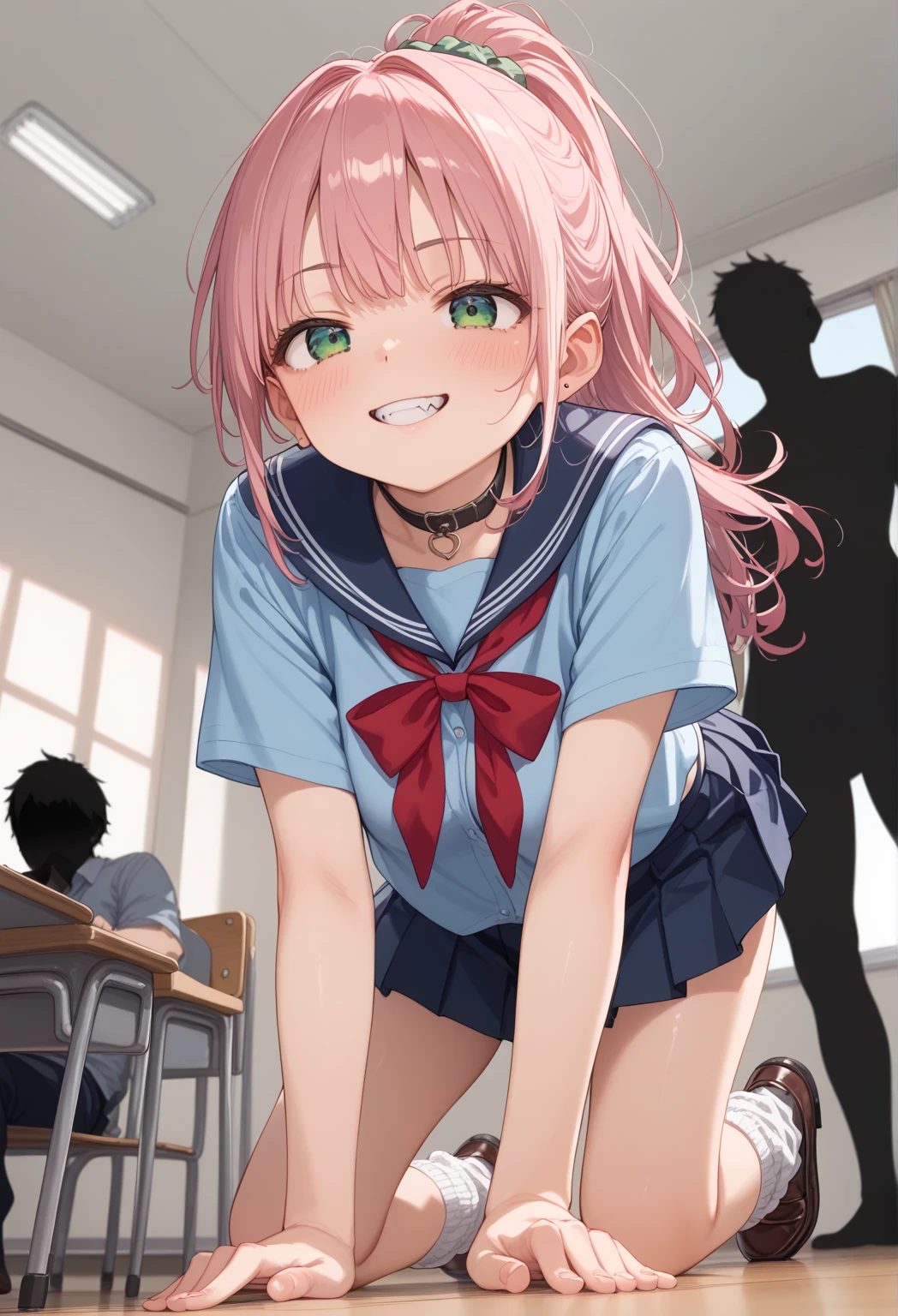 Score 9, score up 8, Score 7 Up, source anime,1 girl,Buds, ponytail ...