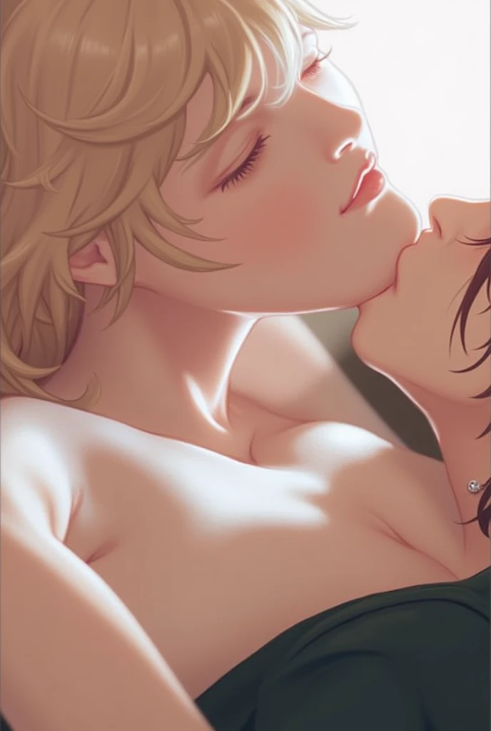Silhouette Art, extremely intricate, masterpiece, Best quality, A couple is hugging each other, The detonation of an atomic bomb generates a massive mushroom cloud., closeup