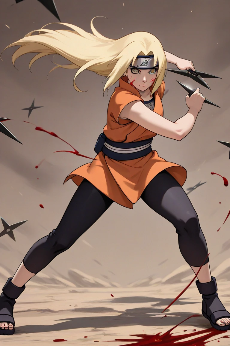 Sakura Uzumaki is a young woman with a vibrant and determined appearance., sharing the same height and physical structure as his twin brother, Naruto Uzumaki. Her hair is a cascade of vibrant red that falls in soft waves., reaching her shoulders. As mechas vermelhas destacam-se intensamente, providing a notable contrast with her bright blue eyes.
Sakura's eyes are similar to Naruto's, conveying a unique blend of determination, coragem e uma centelha de travessura. Ela herdou as marcas da Kurama nas bochechas, mas nelas, uma tonalidade de vermelho mais profunda se destaca, indicating a deeper connection with the nine-tailed fox chakra.
Sakura veste um conjunto de roupas ninja personalizadas, que misturam o estilo tradicional de Konoha com toques distintos. She wears a vibrant red jacket with gold details and the Konoha symbol on the back.. Your bandana is red, amarrada de forma elegante na testa, with the Konoha symbol clearly visible.
The young Uzumaki carries a confident and fearless appearance, reflecting your ninja heritage. Your posture is athletic and agile, imparting a martial skill that rivals that of his brother. Sakura is often seen with a warm smile, which reveals your kind and friendly personality.
