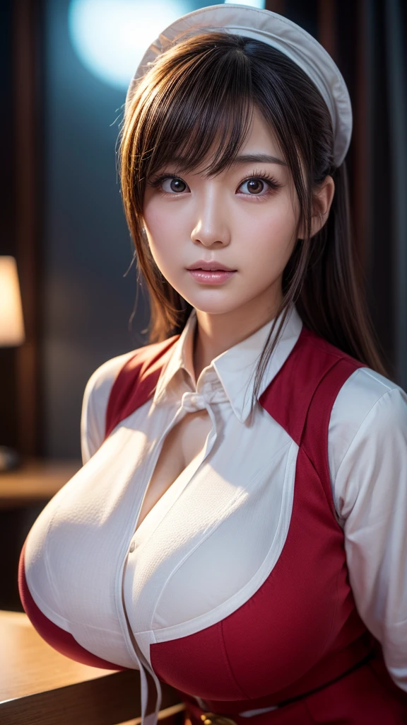Tabletop, Beautiful woman, (20-year-old、Japanese), (Library Background、mechanical、Bookshelf), Symmetrical eyes, Big belly, (((Red formal jacket)))、((White pencil skirt))),(((White knee-high boots)))、 (((Beautiful Hair、Braid, Brown Hair))), feet, (Skin Texture:1.1), highest quality, 超A high resolution, (Realistic: 1.4), RAW Photos, , Nikon D850 film stock photo, F1.6 lenses, Rich colors, Realistic, Cinestill 800, Backlight, Rim Light, Studio Lighting, Erotic photos, Bend over the mechanical with your feet slightly apart:1.3, walking:2.0
