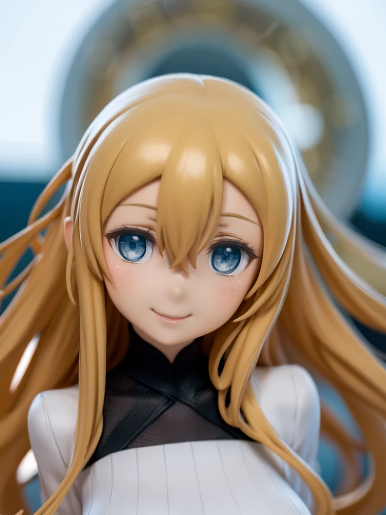 A girl with long hair
