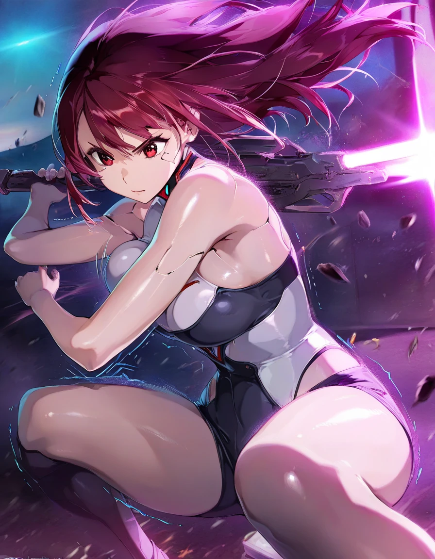 Ultra high resolution, best quality, photo, 4k, (Realistic:1.4), Tifa Lockhart fucking dick while crying and screaming.