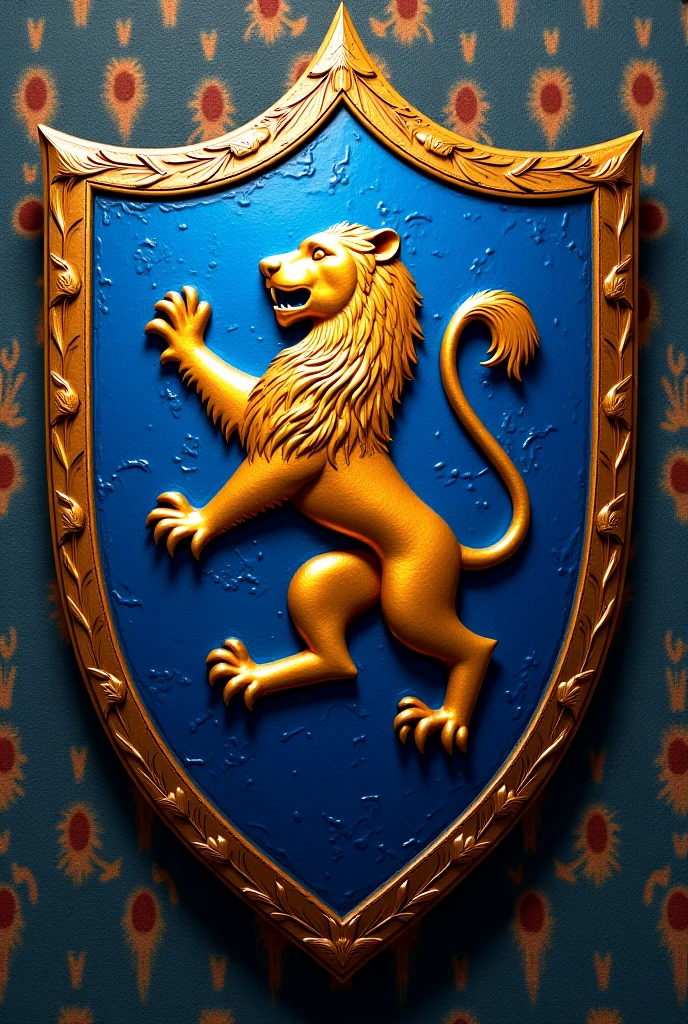 Logo heraldry medieval half coats of arms purple background