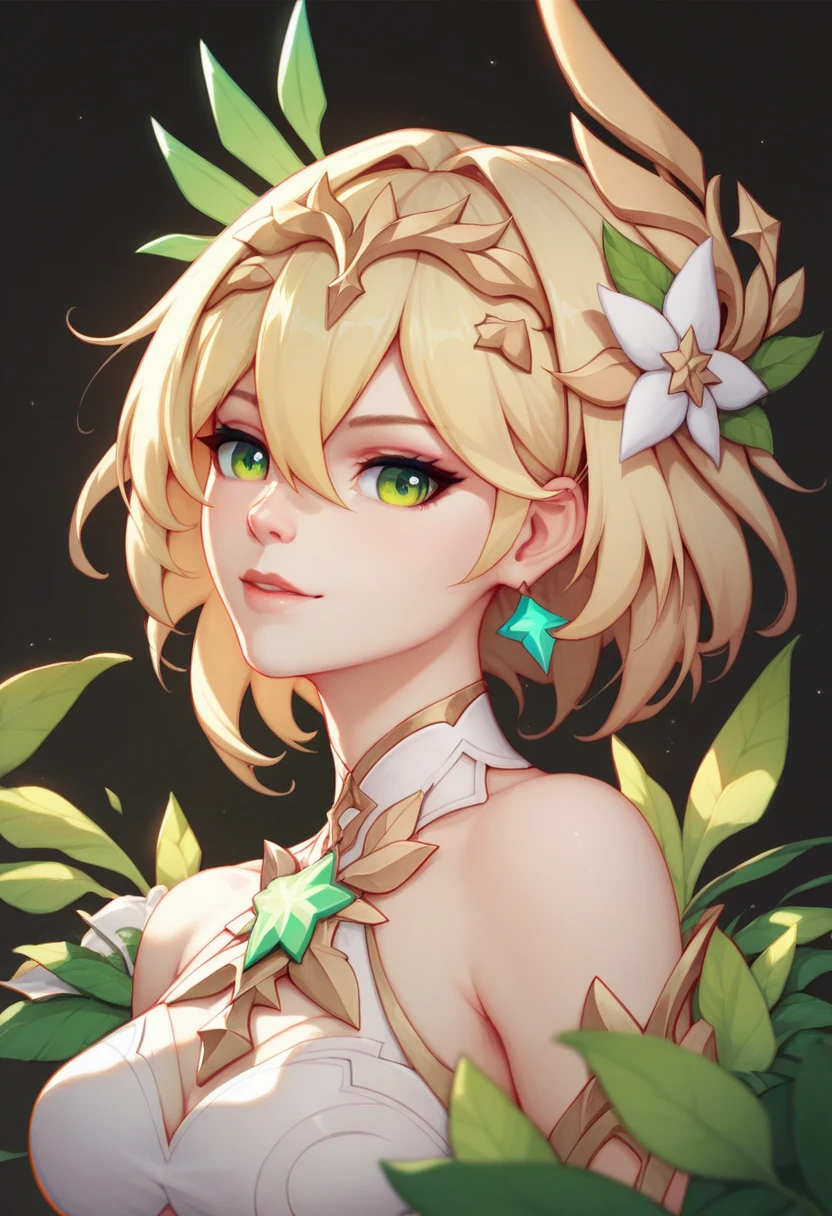 (masterpiece, best quality, high resolution:1.4), 1girl, tinker bell, short ponytail, fairy wings,(white:2 fairy outfit), crossed arms, crossed legs, angry, puffy cheeks, full-face blush,  looking at viewer, <lora:tinkerbell_v10:0.7>