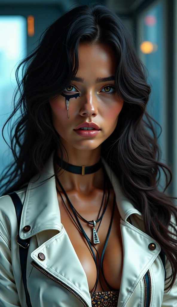 retro emo hippie clothes ,normal teen women , star wars style, alone female , hair behind earrings skinny Clothes from red indian native Tibetan monk thin cotton lost amazon tribe Rooney Mara blake lively body zooey deschanel hair an face girl next door. looking at camera sexy face , features thin cotton shirt blouse watercolor paint wash illuminati symbolism , marvel comic character, marvel comic art, black border, , look of skinny European woman girl homeless gaunt, drug addict, zombie crazy killer vampire gaze, women lips mouth, meth drug abuses viens, octane render and 4k resolution, digital art, no leather,