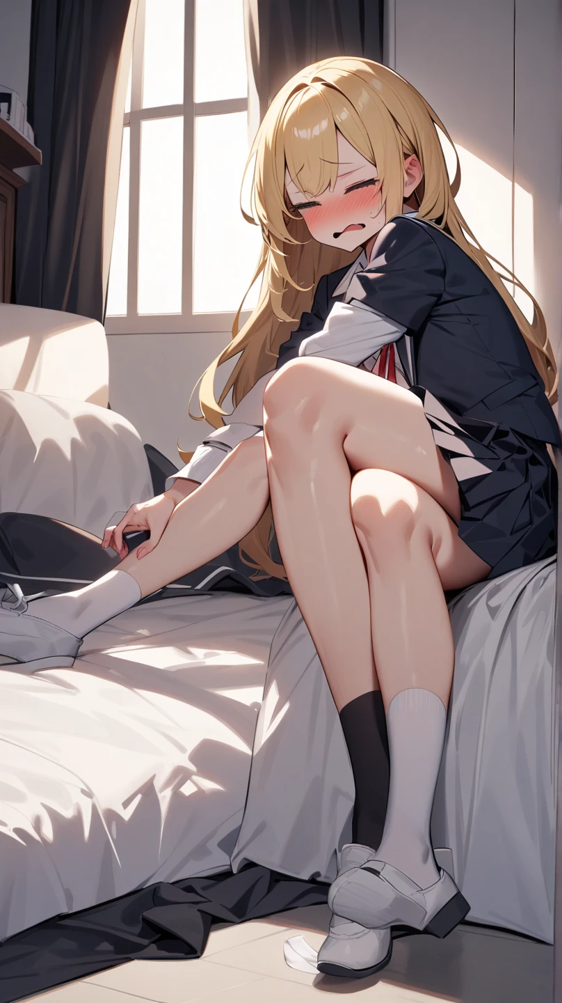 It turns into the face of a beautiful girl,realisticlying