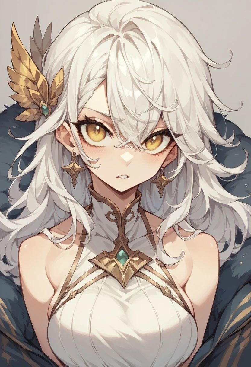 White hair girl 