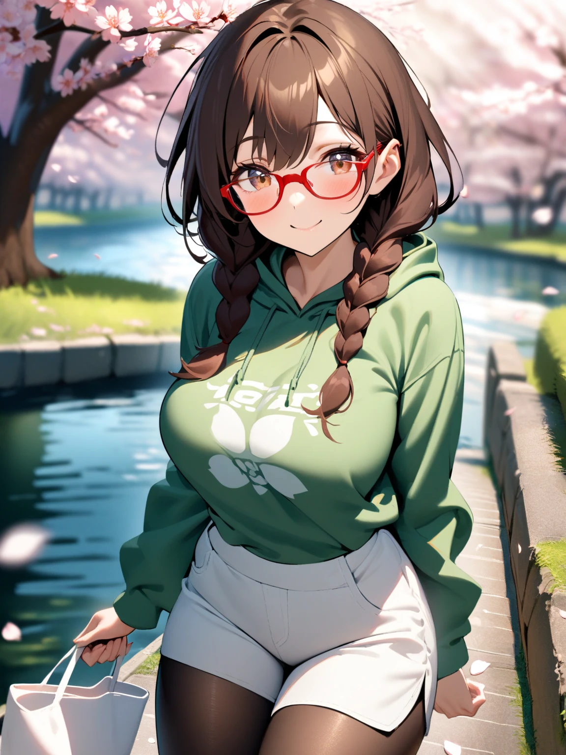 (((4K,8K,Highest quality,Perfect Fingers:1.3,Perfect Anatomy:1.3))),12 years old.woman,((Four fingers and thumb:1.3)),((Perfect human hand:1.3)),((The right number of limbs:1.3)),(alone),futabasakura, futaba sakura, ((Black Hair)), Glasses, Long Hair,(Blunt bangs:1.1),(Purple eyes:1.1), black Knee socks, Fur trim, fur-trimmed Jacket, green Jacket, Jacket, Off the shoulder, off-shoulder shirt, shirt, t-shirt, Knee socks,((Large sagging breasts)),(((Sweat:1.3))),(blush),super oily,View your viewers,((forest:1.3)),((night:1.3)), Contrasting,Smiling Kindly, Spread your arms, Cowboy Shot, No sleeve,長い乳首の上にNo sleeve,(figure:0.8), (Beautiful attention to detail:1.3), Highly detailed face, Highly detailed CG, young,Thigh gap,(I want to pee),(Wet crotch),No underwear,I don't wear panties.,((Detailed Background:1.1)),