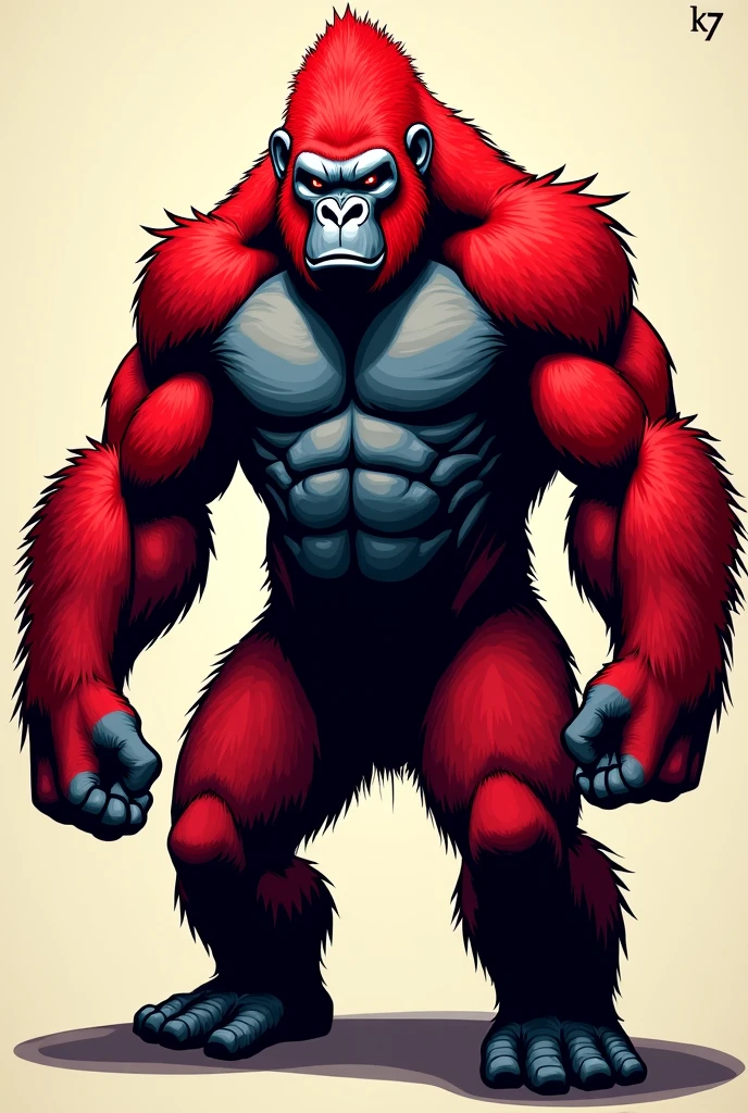 Logo gorilla lion face I'm face