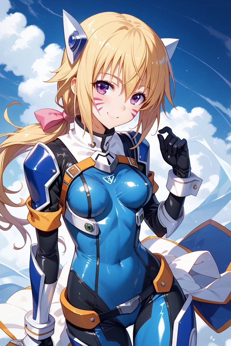 masutepiece, High quality, 1girl in, Solo, breasts, gloves, Blonde_hair, hand armor, Medium_breasts, Blue_Eyes, white sclera Elbow_gloves, Navel, Twin Tail Sky, cleavage, Ponytail, snow mountain, iceberg, blue ultraman body suits, struggling, crying, tear, clenched teeth, squinting, close-up, gem, lying,