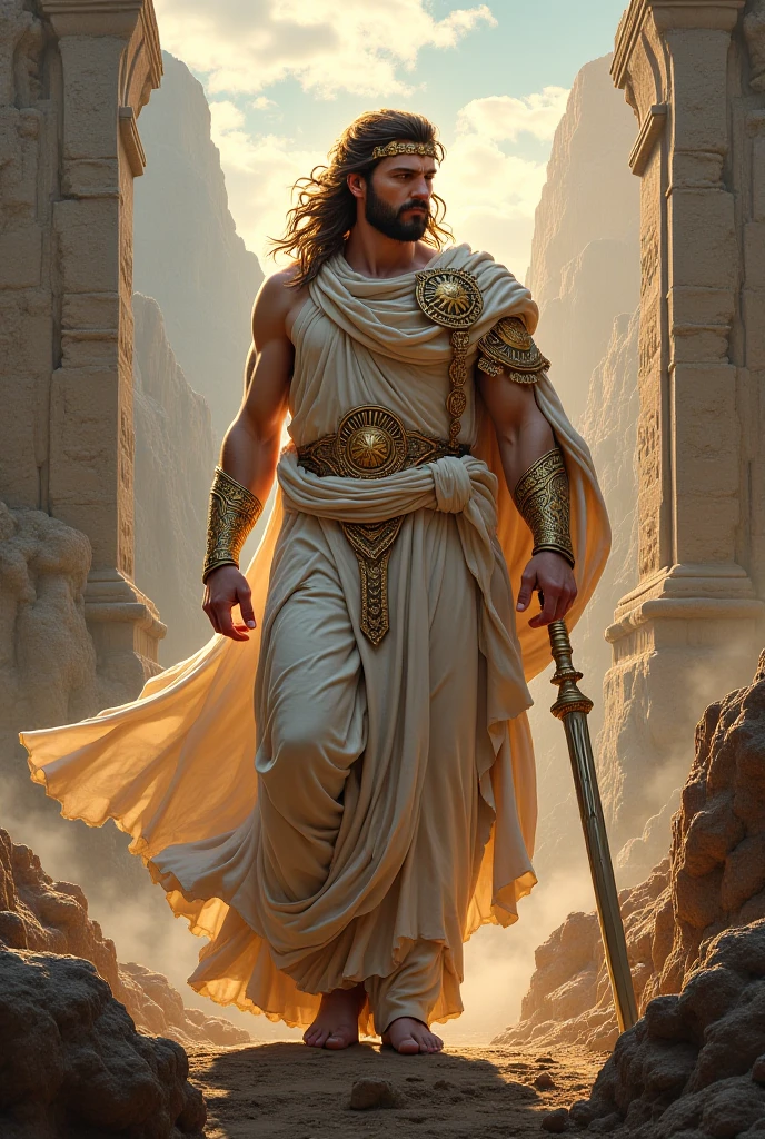darius, a light-worshipping warrior armed with two swords