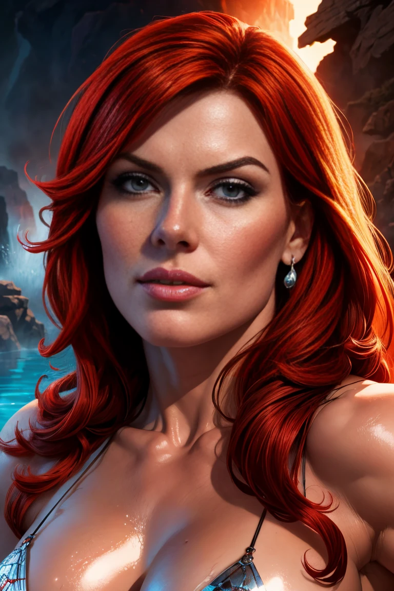 (masterpiece, best quality:1.2), 1girl, solo Mandy Moore as Jessica Rabbit