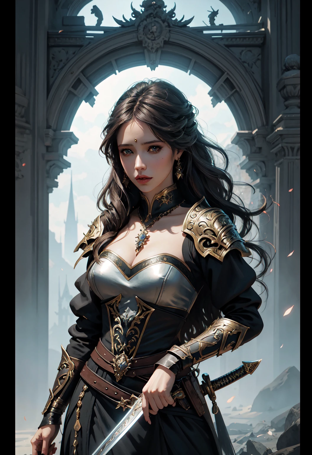 (extremely detailed CG unit 8k wallpaper), a beautiful brunette woman in the rain, wet, wearing crown and veil, sitting, medieval streets, nsfw,,, Style-Glass, full_body_shot, soft lighting, backlit, bright lighting, volumetric lighting, detailed face, highly detailed, painting