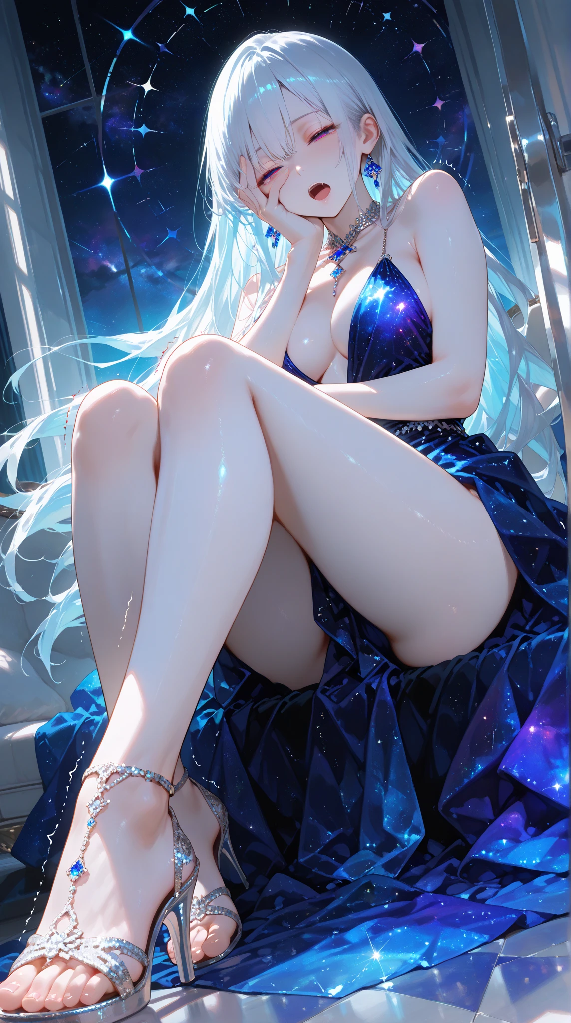 Illumination,(1 girl:1.2), (solo:1.2), sparkling, pastel color, Depth of the bounds written, cinematic lighting, cute,cute,beautiful,