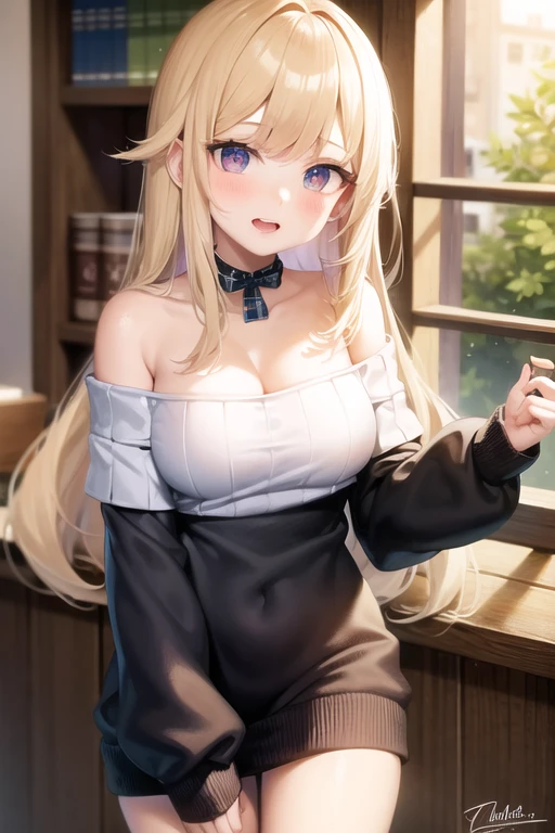 best quality，Super detailed，Perfect limbs，floor、mini skirt，Clothes with intricate details，Bright，Swimsuit，one person，blond，Sexy、Deep sleep、long hair、Stockings