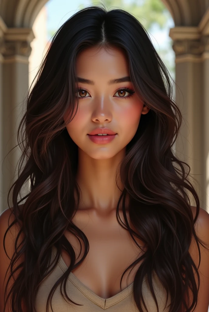 Make boy image with below condition
1. Name : Tahimn Ononn
2. 2
3. Long hair black
4. Bangladeshi realistic
5. Clean face
6. White color figure
7. Full cheek no curve
8. Slight sexy smile
9. Smart attractive