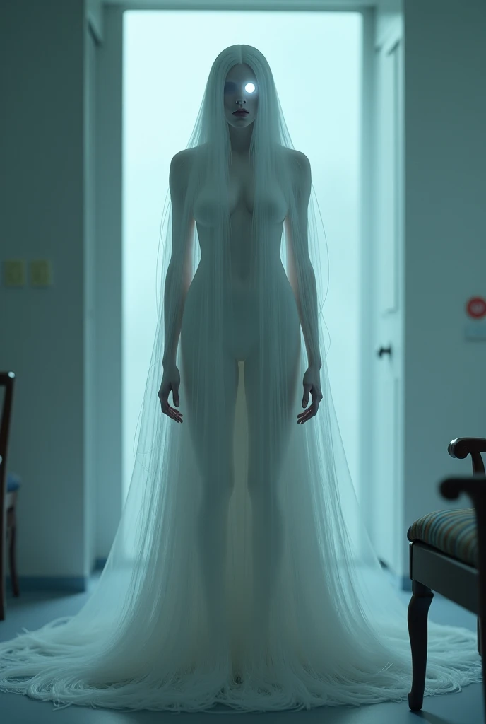 A real ghost without clothes