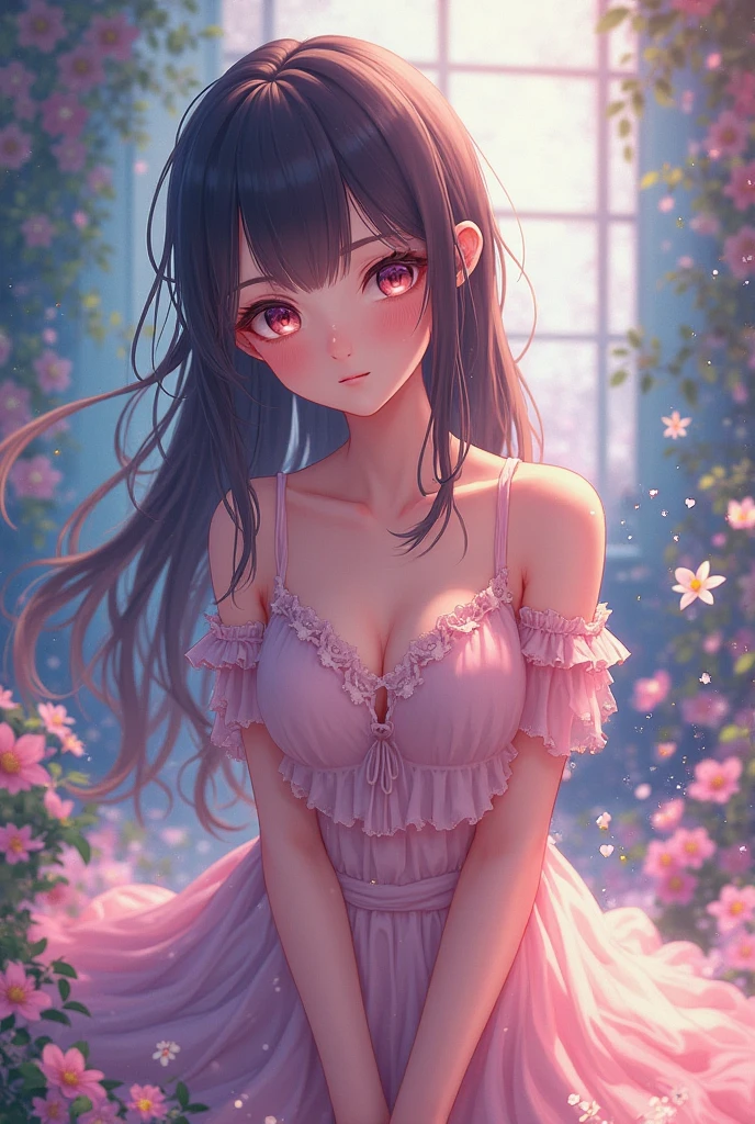 {{{{{3,318 trillion pixels high resolution, nsfw, Realistic scenery and lovely Japanese girl who is moaning madly as her nudity sexual masturbation that traces her sexual zone repeatedly with her fingers in a Cylindrical floral aquarium herbarium, thicken the lips look pretty, Her luminous clitoris, Boobs are fluffy and bouncy, Tits that get rounder bigger her deep tight cleavage}}}}}, {{{{{Erotic-romantic composition in which she does her first masturbation as her budding sexual desire is amplified more and more with the emotional drift of youth, detail of The panting face and voice of a neat and cheerful girl loved by everyone, Her nipples and romantic deep panting depicted in detail}}}}},{{{{{the Cylindrical floral aquarium herbarium filled with female hormones cause the innocent girl to flush her face remains a girl only her body changes rapidly tits swelled up to form two beautiful mounds revealing a tight cleavage, A neat girl who sitting and opens her crotch traces her crotch with her fingertips and with a moan experiences her first climax, It's too cute and innocent to see her go into her own world nipples out mouth open panting and freshly learned sexual masturbation as she climaxes over and over again, magical in a Cylindrical floral aquarium herbarium filled with female hormones, All the sexiness that's amplified inside her makes her gasp, her beautiful slender underbust, slender curvy cute waistline, an lewd fetish for lips and necks and waistlines, her clearer nip line from underbust to hips, gloomy straight long wig, thick vivid lips}}}}},{{Extremely detailed}}, {{{{{Heroine virgin girl with a pure and innocent aura has an overly sensitive, sexually unused body}}}}}
