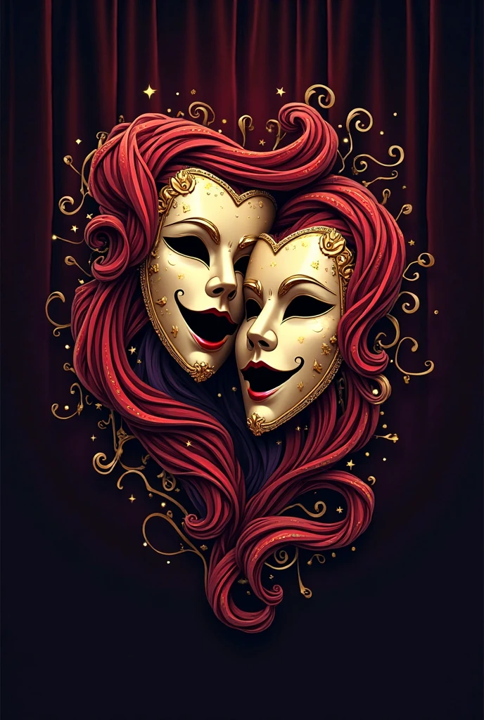 symbol of the theater heads or tails