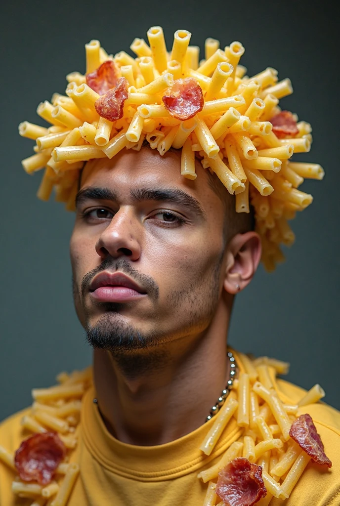 Drake wearing only a sweet dessert as clothes 