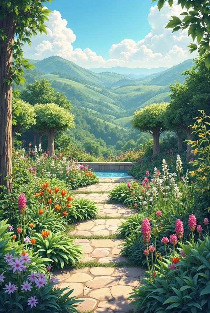 Give me an example planning layout, plant