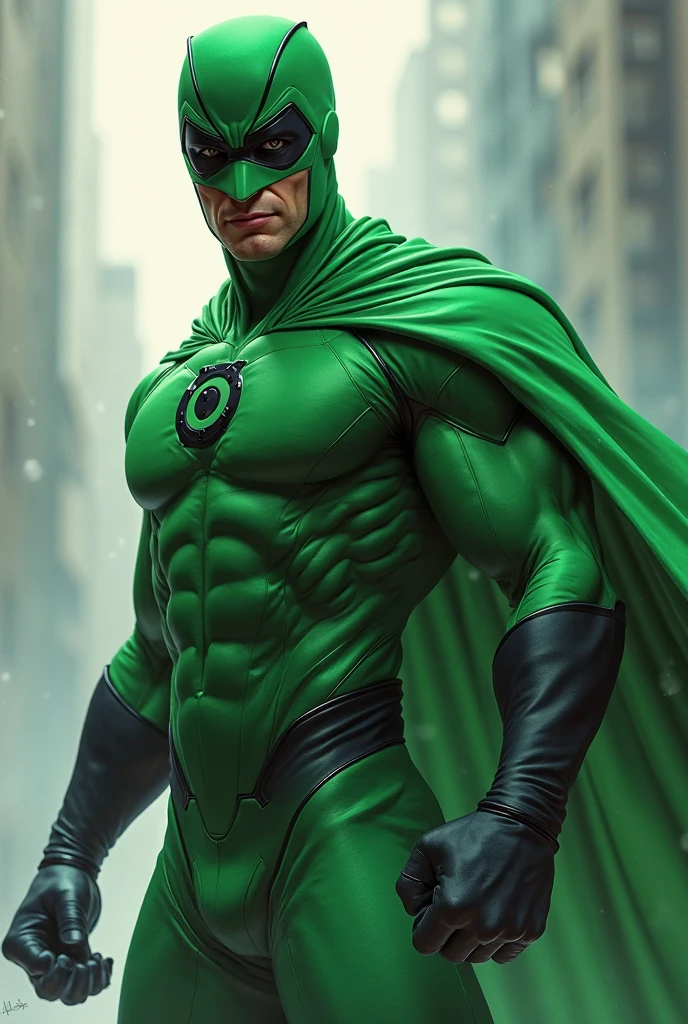(masterpiece, intricately detailed, highest resolution, best quality:1.2), (doujin), a cocky old Indian pajeet, a 44 y.o muscle stud with a muscular physique sitting on a chair with black eyes,dark-skinned male, wearing a ((green lantern inspired, green lantern uniform, chest gay harness , armor, gauntlets, boots, tight shirt, gold metal gear,)), (excessive cum), (cum on body), (cum drip), flaccid penis,saggy balls,hairy chest,vascular,muscle striations,soft light,fantastic realism,