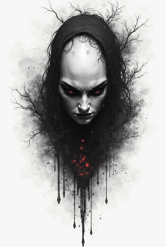 But let it be for a tattoo that is simpler without a background and that the style is more gothic