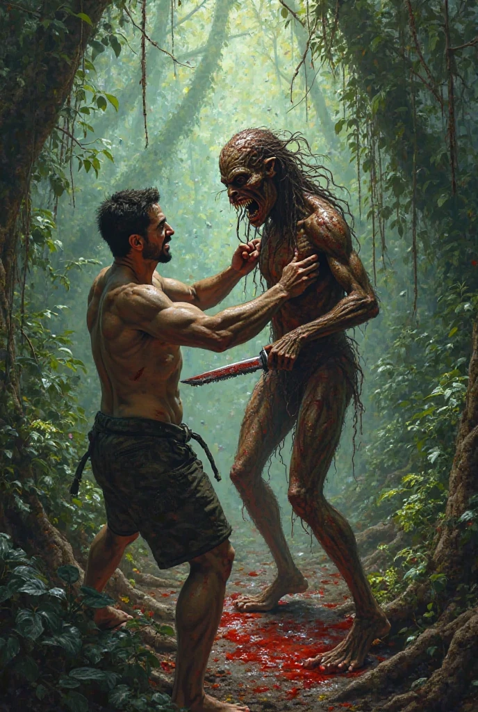 A African Black man riding a pale skin woman piggyback style