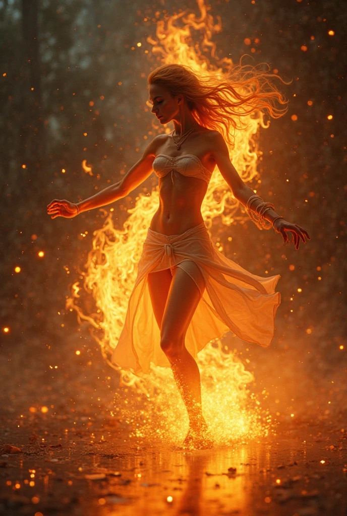 nsfw, raw photo of 2girls ,1girl redhead,1girl brunette,both  18 years old woman,(((naked )))girl made of fire and ice with red fiery watery eyes glancing over her left shoulder wearing a dress made of water is standing in an apocalyptic burning city, full body, professional majestic photo, trending on ArtStation, trending on CGSociety, Sharp focus, dramatic, photorealistic,intense, photorealistic lighting and cinematic lighting quality,  (sharp focus), backlighting, photo realistic, highly  detailed,a colorized photo, RAW format, 8K photorealistic image, superflat, 4k, ultra hd, high resolution , UHD, shot with a professional DSLR camera like Fujifilm XT3, Sony A7IV, Nikon D850, Sony A9 II, Canon EOS R5,The final image should be a professional, award-winning masterpiece with (sharp focus:1.2), (intricately detailed, hyperdetailed), HDR, (extremely detailed 8k wallpaper), high quality, intense, intricate, highly detailed, octane render, fine detail, ultra realistic, crisp, super sharp, studio quality, masterpiece, best quality, UHD, Film grain, photorealistic, trending on cg society