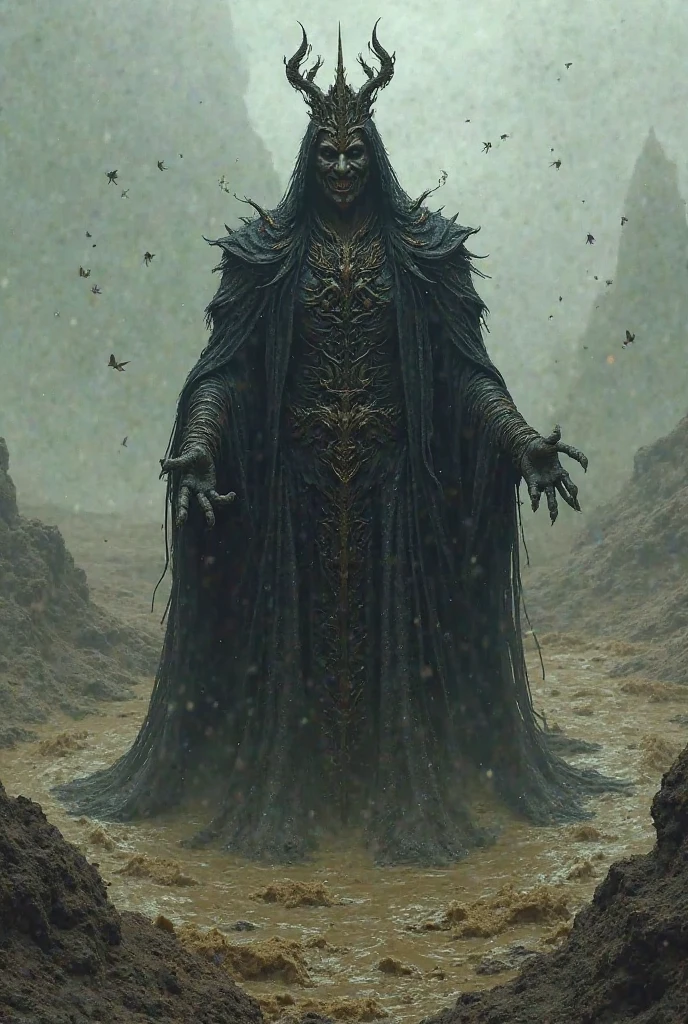An army of fallen angels walks the burning earth