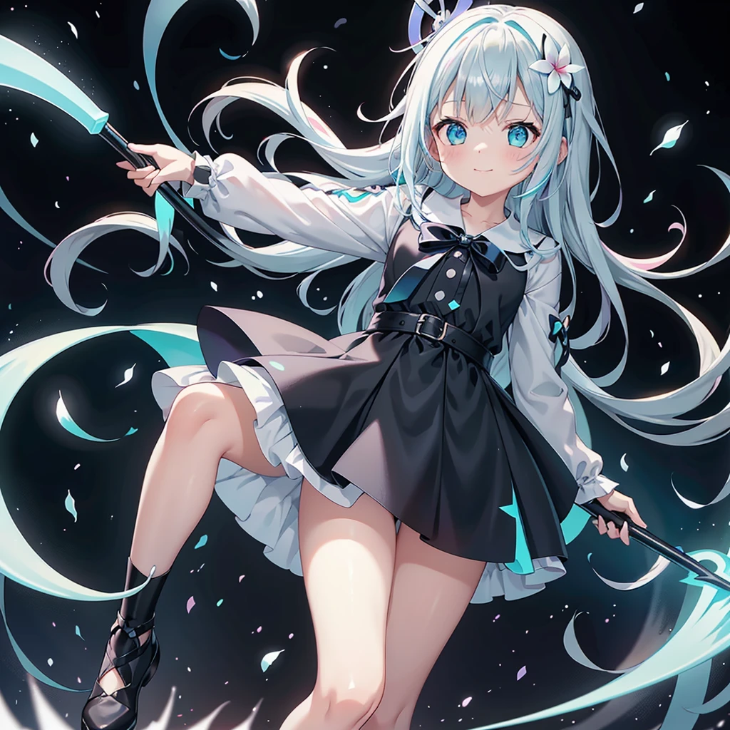 Very young anime girl, undershot, skirt, no underwear, fully unbuttoned shirt