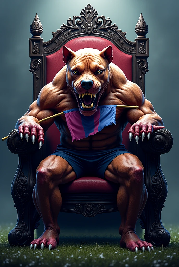 burly virile hairy man, with two wolf ears and a bushy tail, in a suit of armor, middle-aged, hirsute, overmuscular and musclebound, bulging veiny muscles, a warrior's build, a bodybuilder's physique, long bushy and a thick mustache, a square jaw, handsome and dreamy, grey hair, a king on his throne, in regal clothing