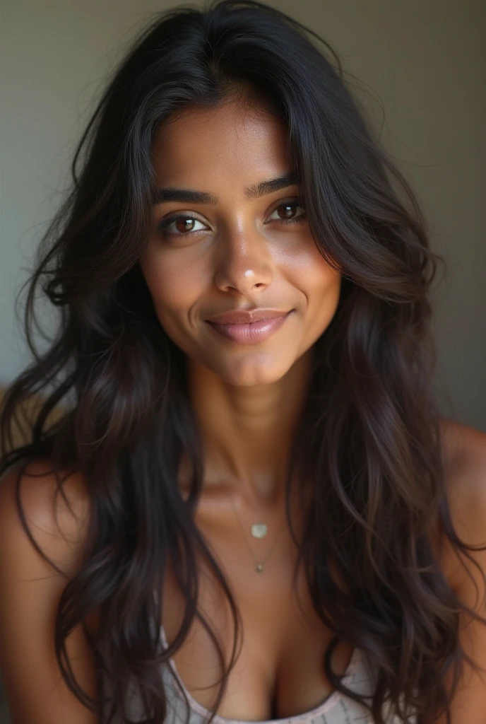 (melhor qualidade,4K,8k,high resolution,obra de arte:1.2),ultra-detalhado,(realista,photorealista,photo-realista:1.37), garota negra de pele clara,linda modelo,(atraente,sensual),(grande:1.1),cabelo castanho,Olho verde,olho castanho,lamento,regata

[retrato],(cores vivas),(Detailed description of sharp focus),studio lighting,Ultra HD,(physically based rendering)

In this stunning retrato, uma garota negra de pele clara ocupa o centro do palco. its beauty is captivating, with her atraente and sensual features. Ela tem um sorriso radiante que ilumina o quadro. Her expressive Olho verde and captivating olho castanho draw you in.

The girl is wearing a stylish blouse, mostrando seu estilo moderno e confiante. Her luscious cabelo castanho cascades down her shoulders, adding a touch of elegance to the composition.

Image quality is of the highest standards, with crystal-clear details that allow you to appreciate the intricate patterns on her regata and the smoothness of her skin. The lighting is expertly crafted, illuminating your face with a soft glow and emphasizing the depth and contours of your features.

The artwork embraces a realista and photorealista style, with cores vivas that bring the scene to life. Sharp focus captures every detail, dos fios de cabelo ao brilho nos olhos. Extremely detailed description ensures that every aspect of the artwork is meticulously rendered.

This obra de arte of a retrato combines  aesthetics with the beauty of a light-skinned black girl. The image is a celebration of the diversity and natural allure of different skin tones..