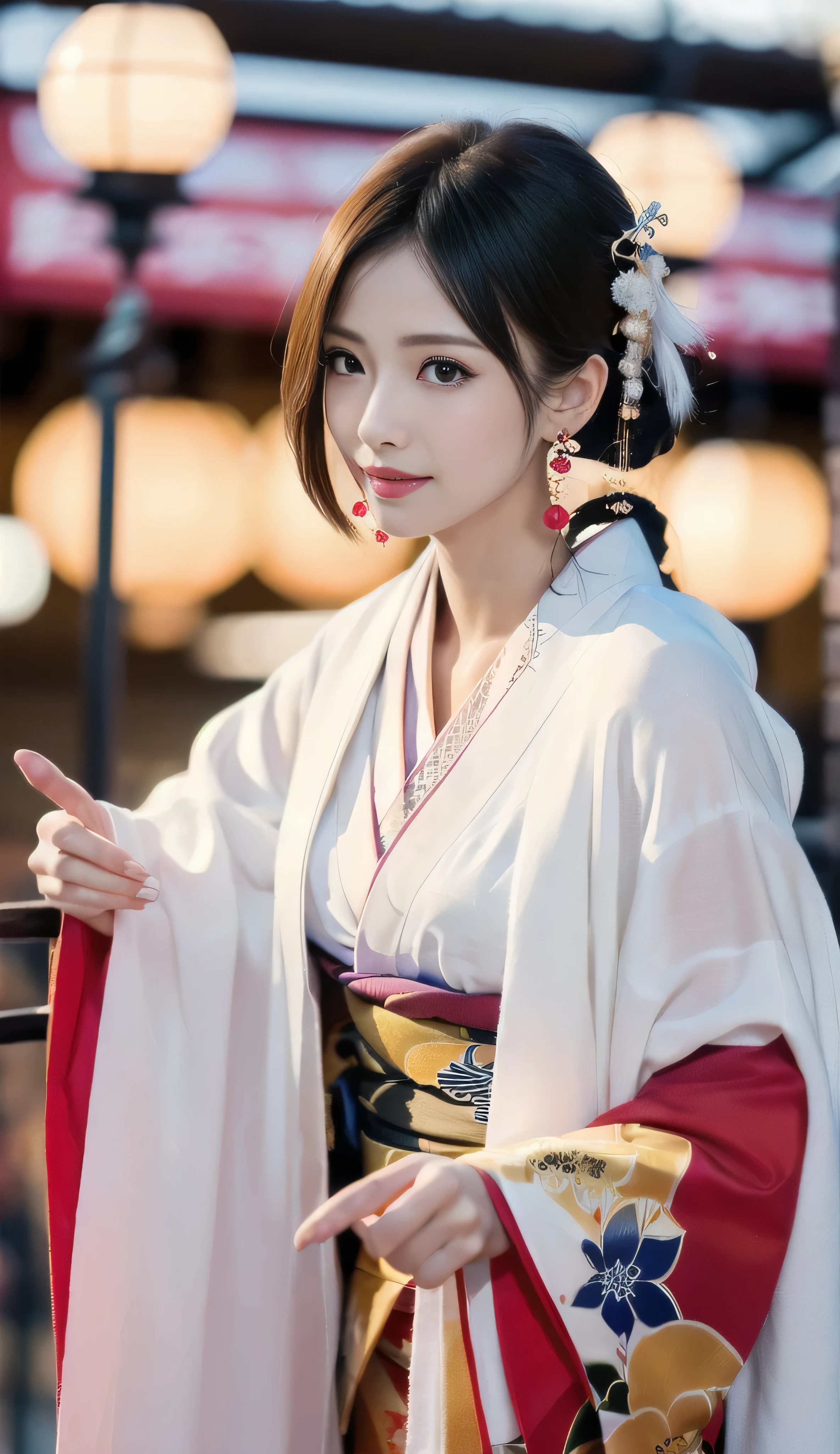 (8k, ultra-high resolution, highest quality, masterpiece:1.2), Masterpiece, best quality, illustration, ultra detailed, finely detailed, high resolution, 8k wallpaper, perfect dynamic composition, beautifully detailed eyes, (((She lifted her skirt with both hands to reveal her white panties))), (32K, top quality:1.5, masterpiece, Photographically, ultra high definition:1.5), snow, shrine:1.3, Winter Night:1.3, moonlight, professional camera work :1.3, cinematic lighting:1.3, Detailed skin and facial texture:1.3, Always accurate, Details, ((29 years old, Small face, Tall:0.5, beauty, Unbelievably Slender:0.7, Fluffy Feather Shawl, kimono:1.3, New Year's food:1.3, Kagami Mochi, During meals:1.3)), white skin, Gracefully, sense of cleanliness, ( Beautiful Eroticized Eyes, smile, I love you with all my heart, open your mouth slightly, lipstick, Overly sensual, Feeling beautiful sensuality), (Sexy face, Beautiful Sensual Vibes , dark brown bob hair), earrings, ( romantic, Mysterious ), Object of praise, original , dramatic, artistic , Innovative, charm, Heartful, nice, sense of openness , Special, Exciting, Extreme, joy, expression of joy, (((Adult charm, Feminine charm)))