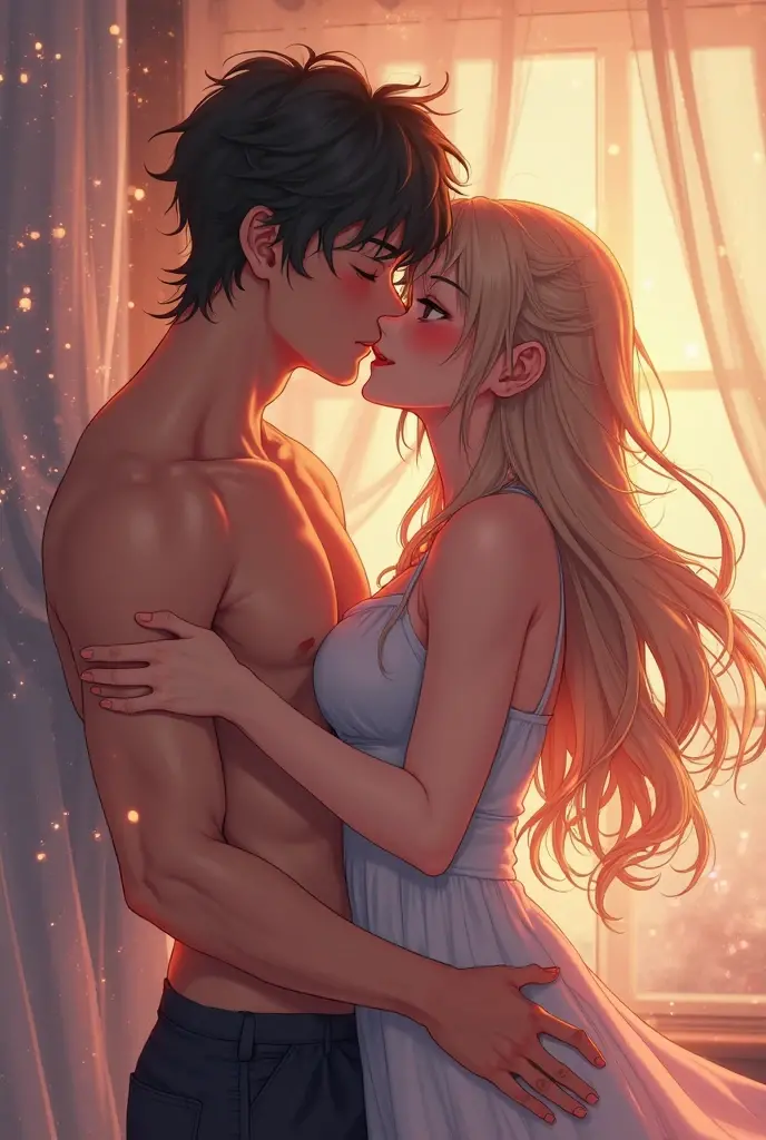 Anime man having sex with anime woman