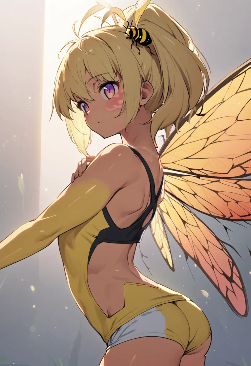 1 girl, (Tatsumaki do Punchman), short green hair, greeneyes, , (((Very short bikini))), full body view, (Standing on the beach at night with starry sky and full moon), (((muscular legs))), (Waist slender), Abdominal muscles, (big-ass), (((photo by full body))), barefoot, (in a bad mood), (Eye reflex, glare eyes, glare eyes, humor, アニメ, minimalism, estilo アニメ, ray tracing, cinematic lighting, cinematic lighting, sheen, Glow Up, artefatos JPEG, shine light, divine rays, ray tracing, projected shadow, panorama, Sony FE, rug, Under, Under, ultra HD, work of art, precise, precise, anatomically correcte, super detaill, high qualiy, best qualityer, Cao Cao, 16K, cute blonde korean fairy sitting on a giant flower, wearing uncinched dress crafted out of translucent (giant flower petals), translucent rainbow fairy wings, fairy dust, SHARP intricate DETAIL, high definition texture, small stature, (thin), (skinny), vivid, intricately detailed magic forest background, rendered by pixar, texture clothing, freckles, vibrant dynamic natural lighting, symmetric eyes, detail eyelid, detail dynamic eyebrow, dynamic mouth, texture skin, intricate DETAIL messy ponytail, dynamically accurate 2hand, accurate dynamic 8finger, accurate dynamic 2thumb, accurate dynamic knuckles, dynamic arm, dynamic torso, dynamic hip, dynamic feet up, dynamic face, athletic, small dynamic breast