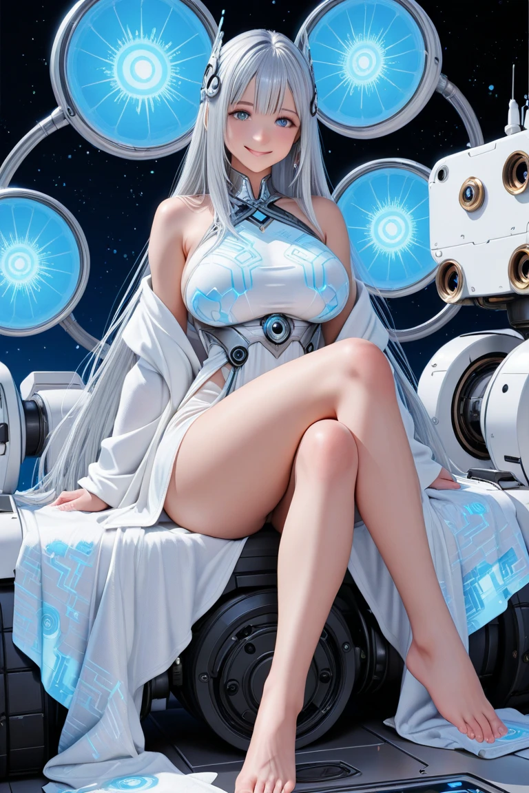 1 girl, in space, visible breasts suit, perfect body, medium breasts, beautiful face, beautiful eyes, floating, masterpiece, high quality, Expose the lower half of the breast,