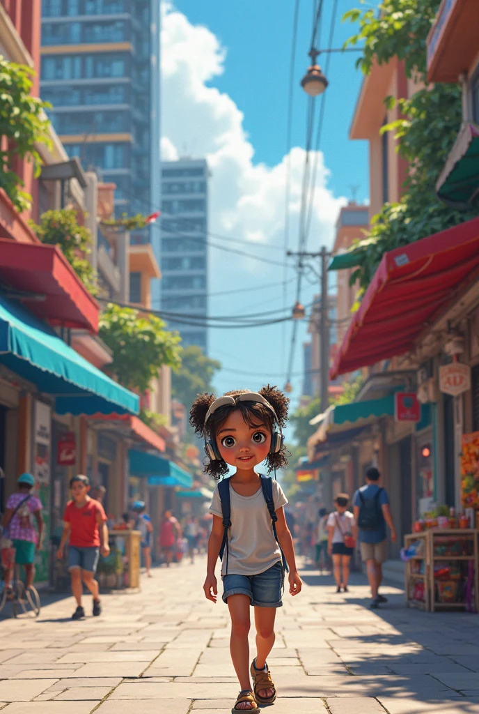 Date: 2005
Country: El Salvador
Description: A child in a quaint town flies a beautifully handcrafted kite against a backdrop of vibrant pastel buildings, capturing the essence of a joyful childhood.