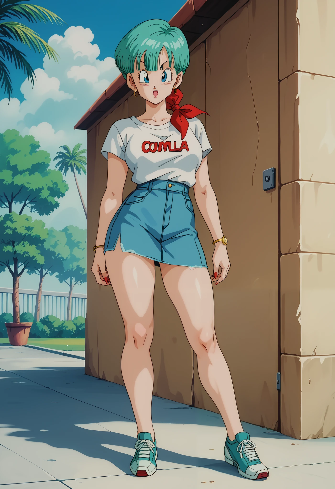 Bulma sensual, Corporação Capsula, full body, Ideal female body, sexy clothes, ultra detailed, retro art