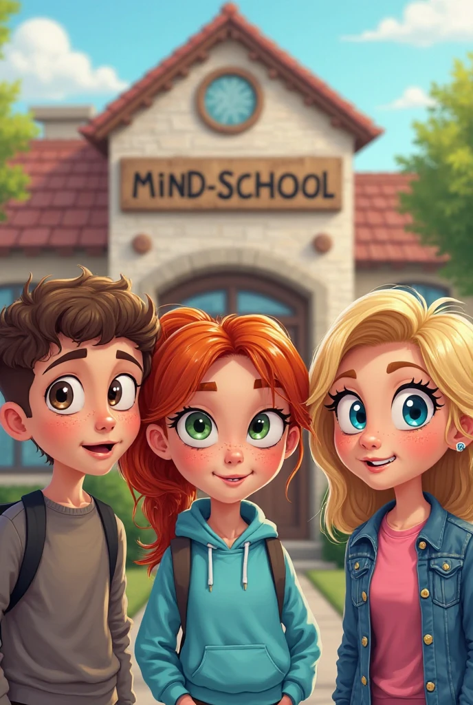 Image of a girl and a boy with a mathematical background that says "Our friendship is like Pi, irrational and endless, but full of meaning in every digit."