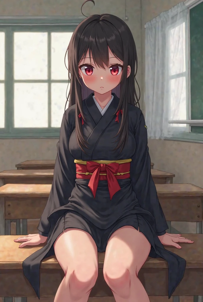 NSFW,What is being sung,(One girl:1.5),Nekone、Long Hair、Brown Hair、(Red Eye:1.3),(Prostitute:1.5),ribbon、Animal Ears、Twin tails、ヘアribbon、Mole、目の下のMole、tail,Micro Mini Skirt,Removable sleeve,Off the shoulder,Bare shoulders,High-quality lingerie,Navel exposed,Embarrassed,blush,Frightened face,indoor,(Perfect hands),(Perfect Anatomy),(masterpiece),(highest quality),Leg spread