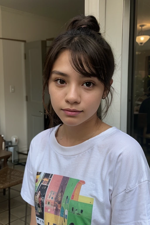 First person view girl 20 yo holding hand