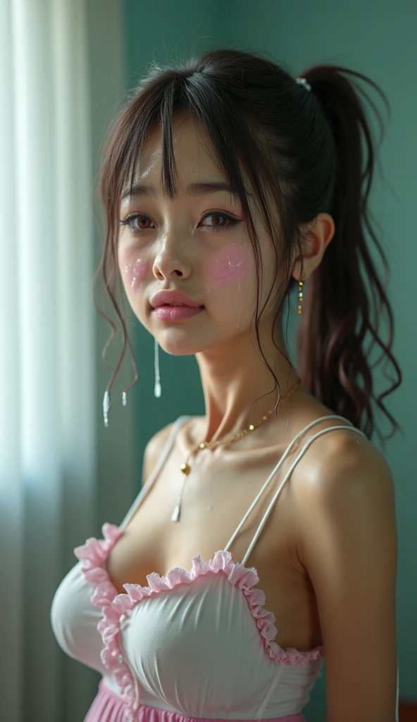 Long beautiful black hair