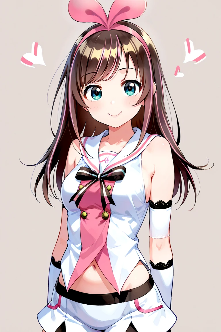 Cute girl, naughty smile, brown hair, light blue T-shirt, panties, big breasts, ribbon, ribbon, bow, 🎀