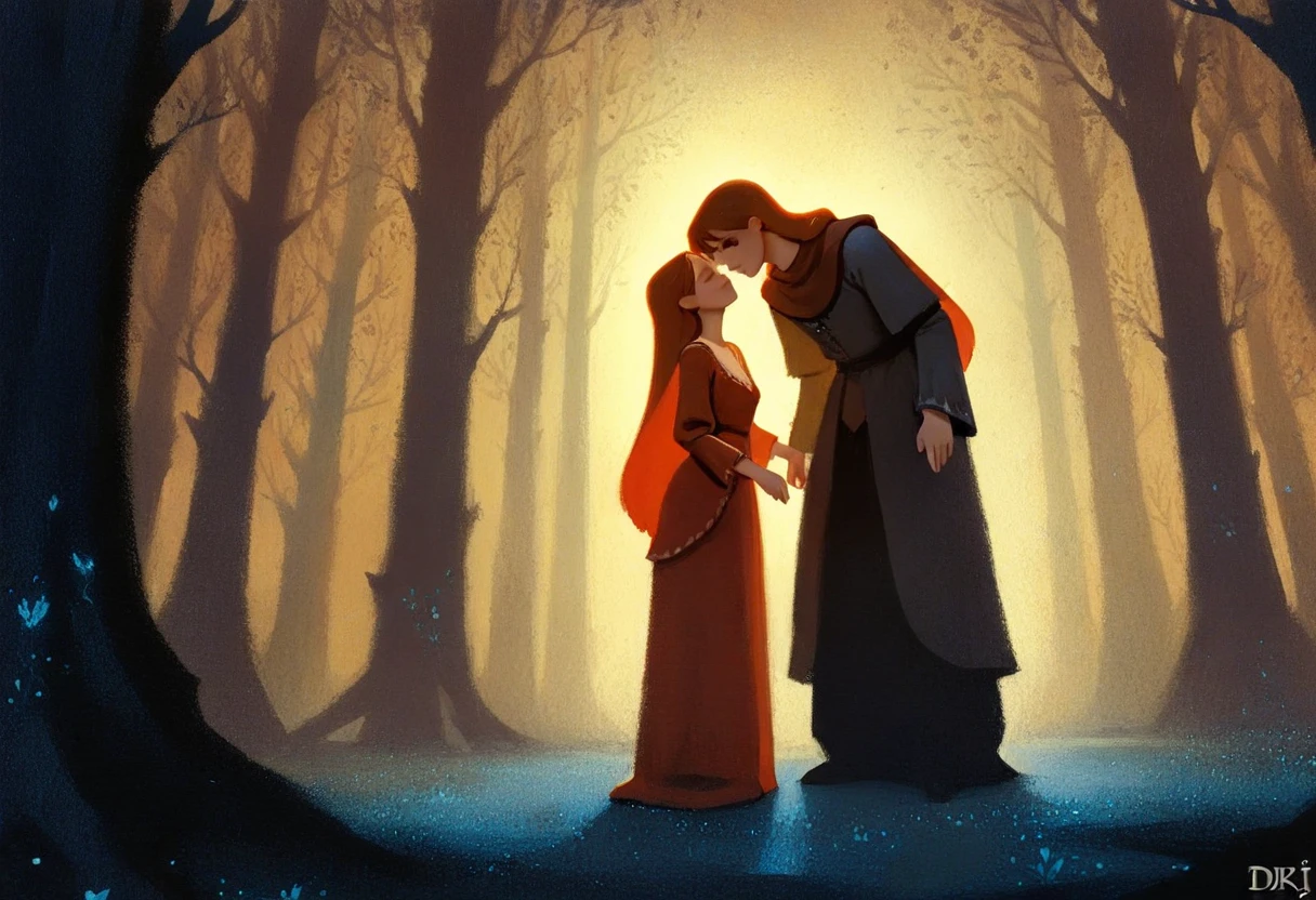 Create an illustration, with English strokes
