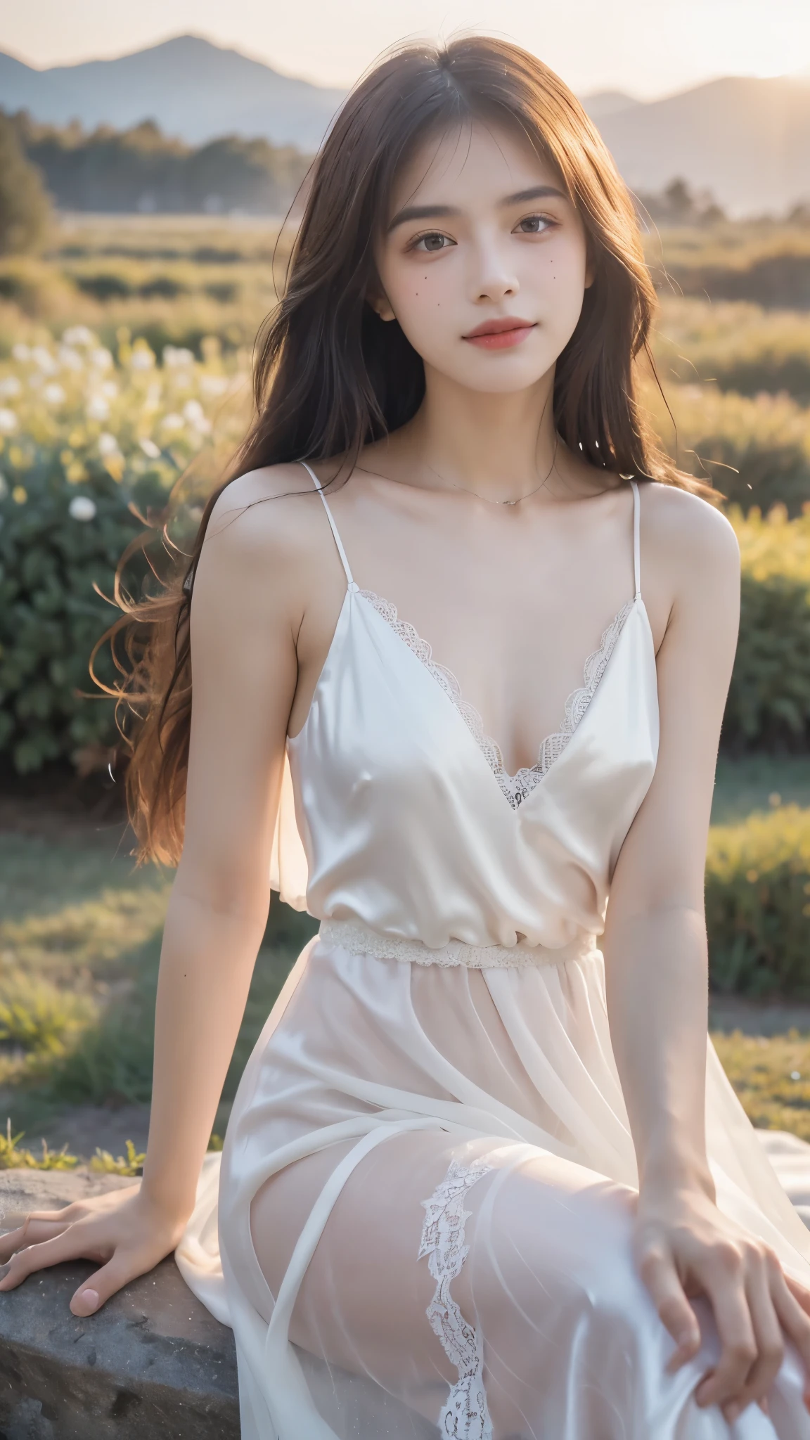((Sex in the great outdoors)), and slender body line、Small beautiful breasts、Thin thighs、Small beautiful butt、Narrow waist、((Beautiful crotch、masturbating、Squirting vigorously from the crotch)), (Detailed eyes and face:1.2, Professional photography techniques)、(Perfect Anatomy)、(Gaze at the viewer、Shy face、Young Face:1.2、blush:1.2)、(Highest quality、Highest quality、Masterpiece、Ultra high definition、Reality:1.3)