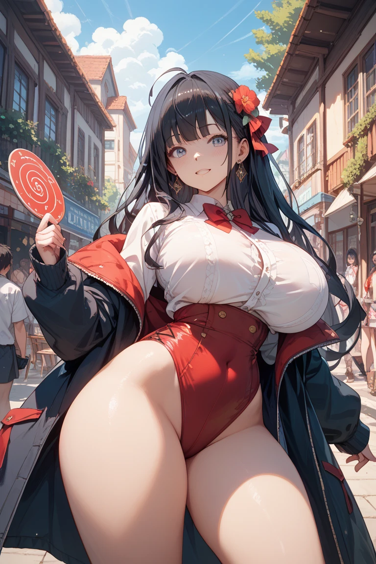 Ultra-detailed, 8k, Best image quality, Digital Illustration, Super Resolution、Sharp focus,((Enchanting anime girl, alone:1.3))、((Being in the night pool:1.2))、((Captivating smile:1.2))、((Slingshot swimwear:1.2))、((High leg))、((Leg spread:1.3))、((Crotch close-up))、((From below:1.2))、Looking down at the viewer、Brown long hair, Brown eyes, Green glasses,heart shaped pupils,Sunburned skin,((Huge breasts:1.3))、((Cleavage))、beautiful breasts,((Huge hips:1.4))、beautiful ass,((Thick thighs))、sweat,Wet, Smooth texture、Glossy and realistic skin texture、Glowing Skin,