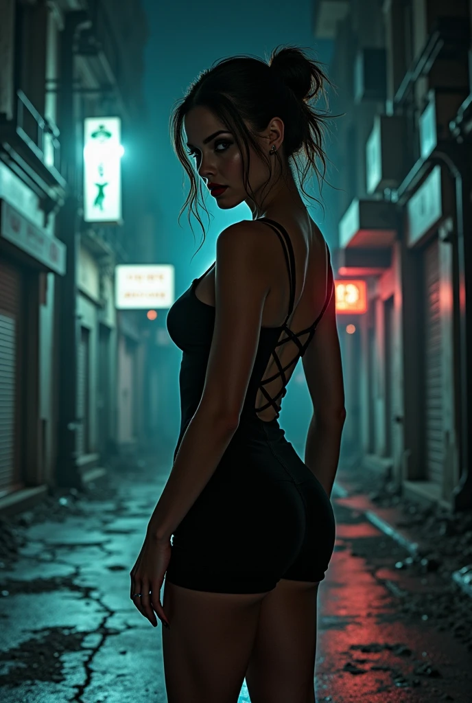 Slut on street waiting for customers