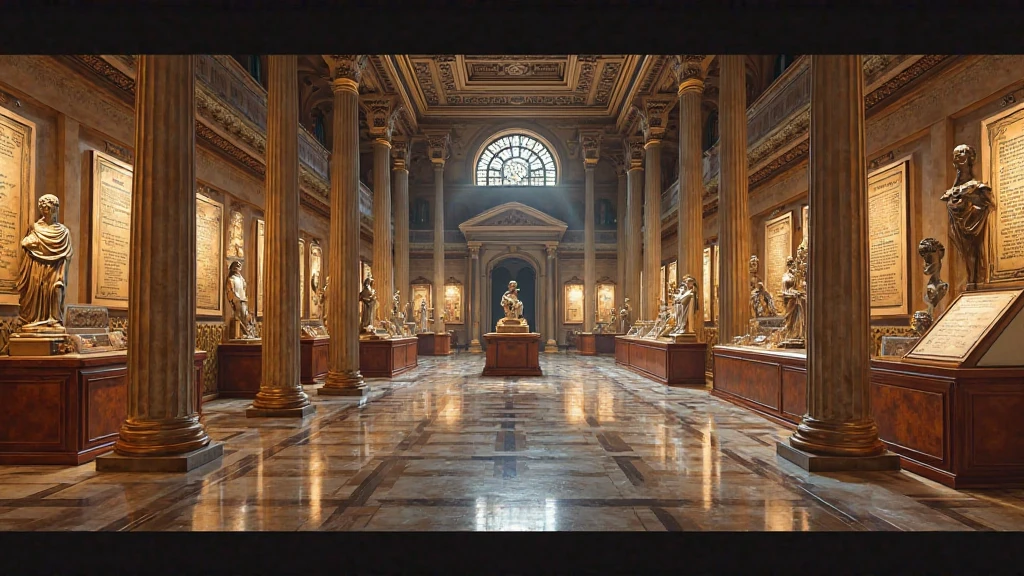A powerful Greek statue depicting philosophers in a style reminiscent of Hercules, brought to life with exquisite realism in 8k resolution. The philosophers are sculpted with meticulous attention to detail, showcasing their aged faces and sinewy bodies. They are situated within the hallowed halls of a grand library, surrounded by towering bookshelves and ancient manuscripts. The soft glow of candlelight bathes the scene, evoking an atmosphere of scholarly contemplation and intellectual exploration. The mood is one of profound wisdom and erudition, as if the philosophers are engaged in an eternal dialogue. This scene is envisioned as a masterful oil painting on canvas, capturing the interplay of light and shadow that defines the atmosphere. --ar 16:9 --v 5